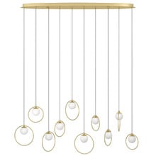 Oblong Portocolom 10 Light LED Pendant